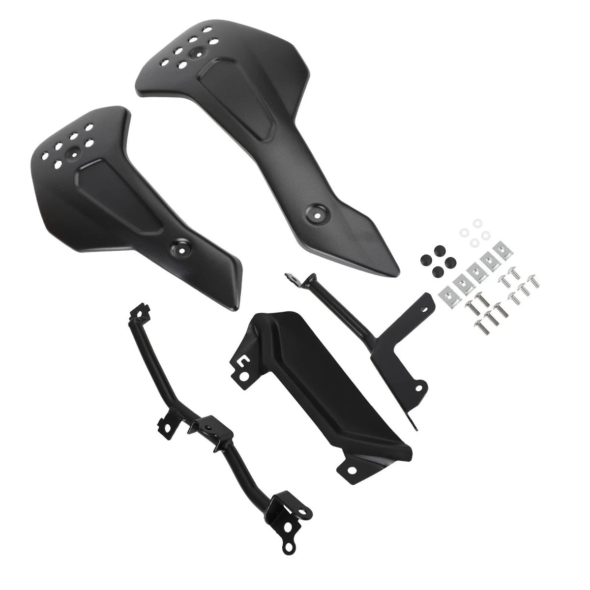 Belly Protection Plates for Lower Engine - Black, Trident 660 (2021)