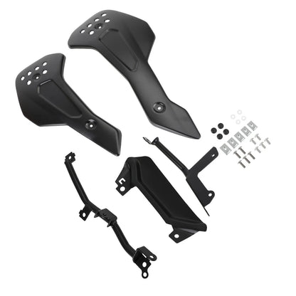 Belly Protection Plates for Lower Engine - Black, Trident 660 (2021)
