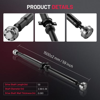 AWD Rear Driveshaft Assembly for Dodge Durango 2011-2019 3.6L 5.7L 6.4L