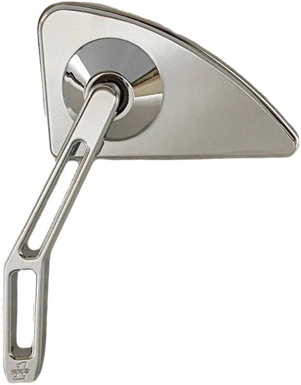 Pro One Mini TD V2 Cut Stem Left Chrome Side Mirror for V-Twin
