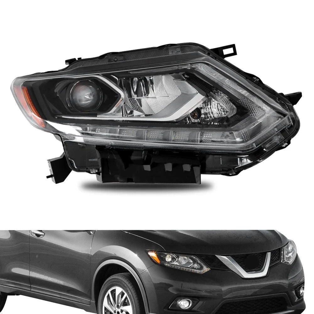 LED Headlight Assembly Right for 2014-2016 Nissan Rogue No Auto Control