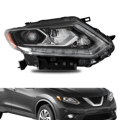 LED Headlight Assembly Right for 2014-2016 Nissan Rogue No Auto Control
