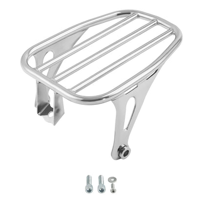 Chrome Solo Luggage Mounting Rack for Harley Street Bob 114 (2021–2025)