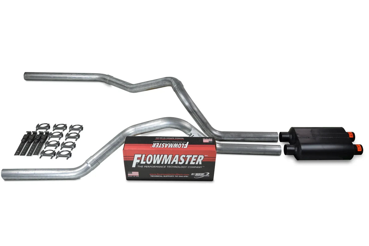 Dual Inlet Flowmaster 40 Series Exhaust for GM 2500 2000-2006