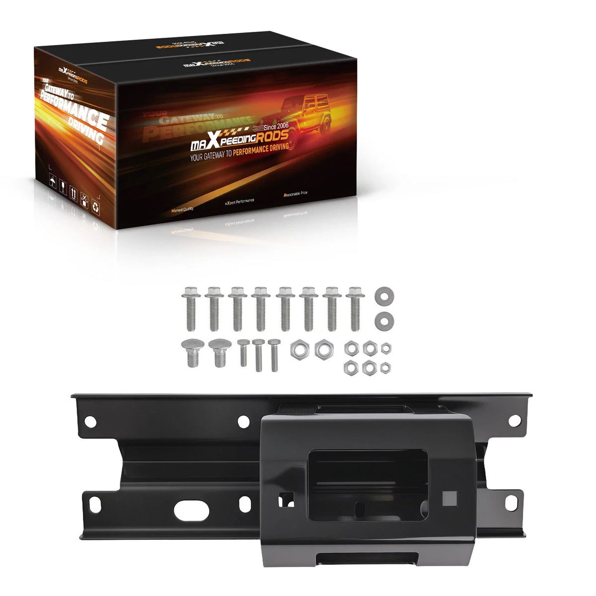 Winch Mount for Polaris Sportsman 400-800 (2005–2010) ATV Front End