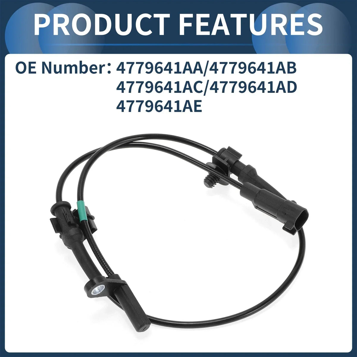 Front ABS Wheel Speed Sensor for AWD Chrysler 300 2012-2014