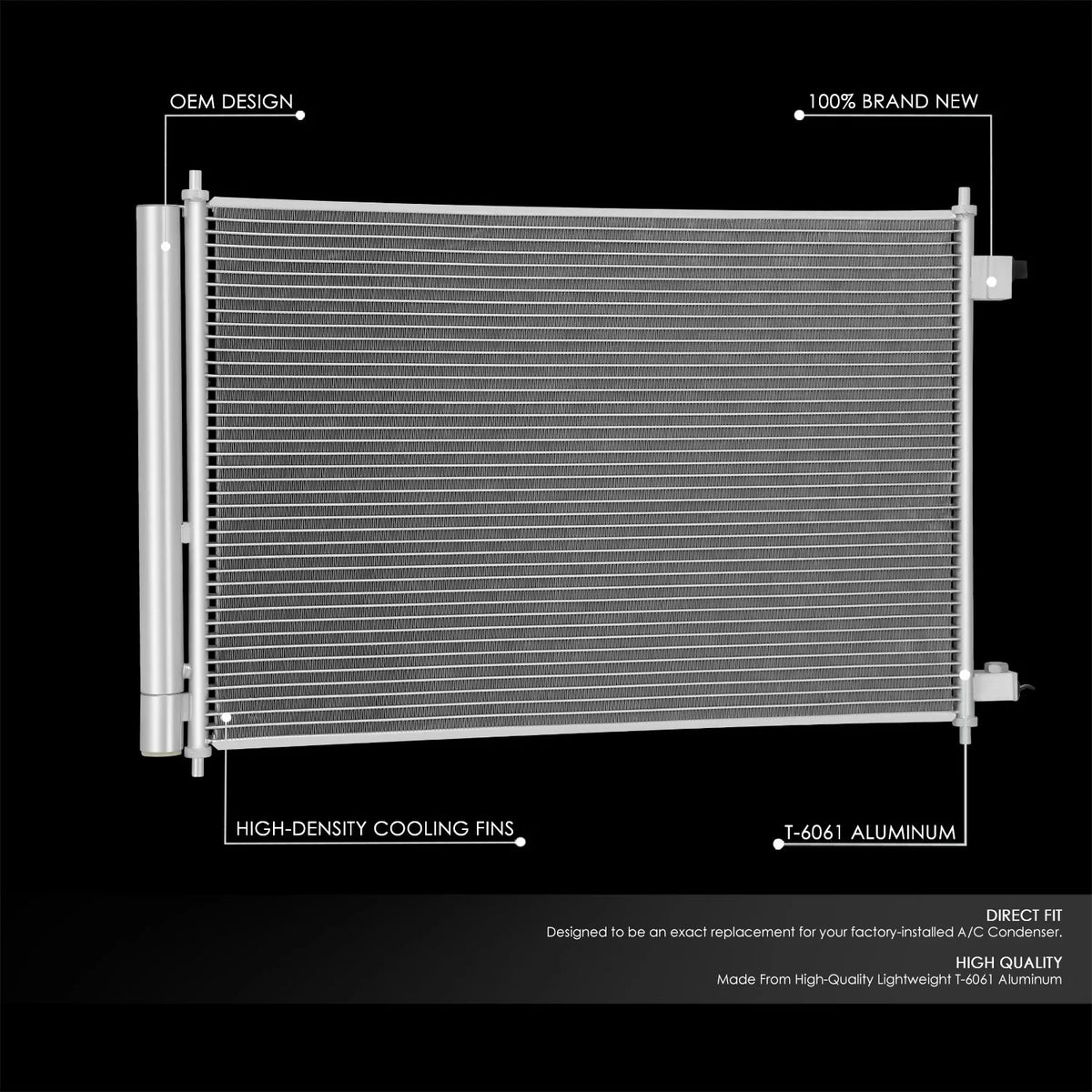 A/C Condenser for Chevy City Express, Nissan NV200 (2013–2021)