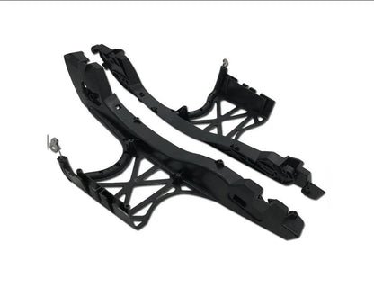 One Touch Saddlebag Latch Lids Hardware Covers for Harley Touring (2014–2018)