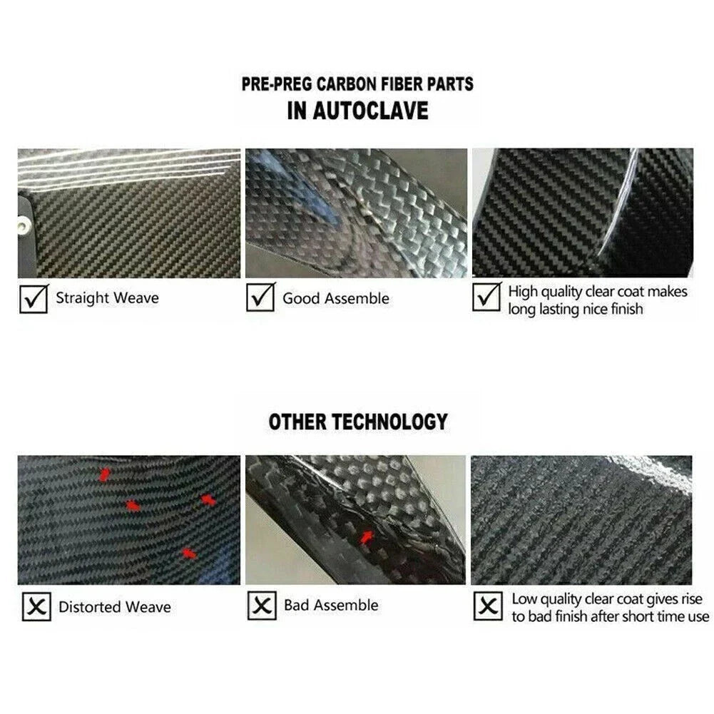 Windscreen with Carbon Fiber Design for Ducati Monster 696 796 1100 (2008-2015)