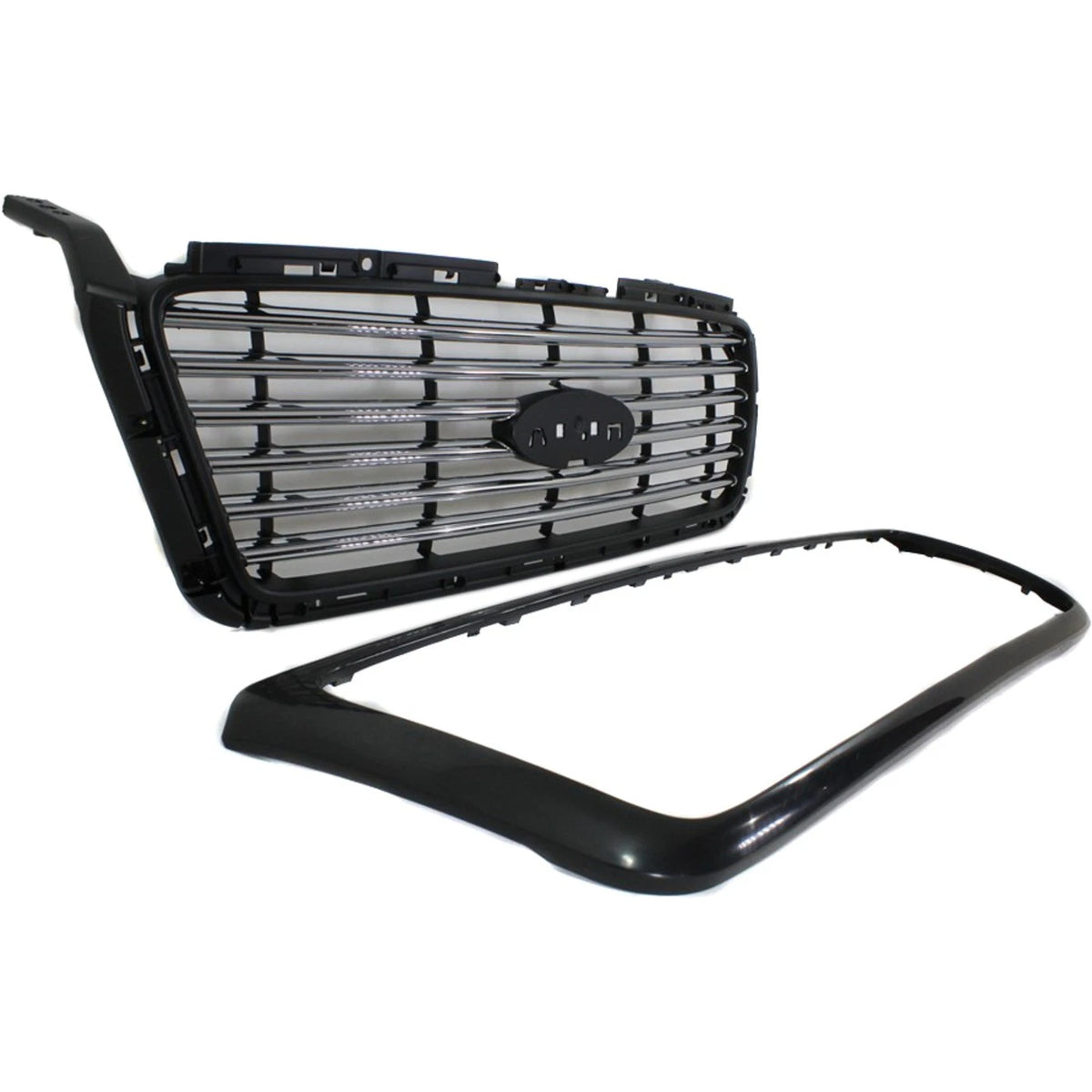 Grille Assembly for Ford F-150 (2006–2008) Harley Davidson Black Chrome