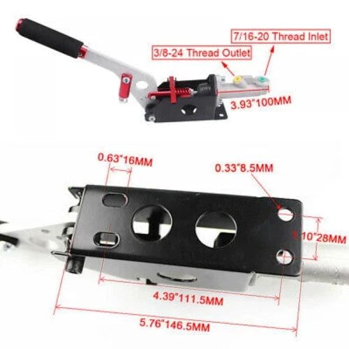 Drift Hand Brake - Hydraulic for Universal Fit (Vertical & Horizontal Grip)
