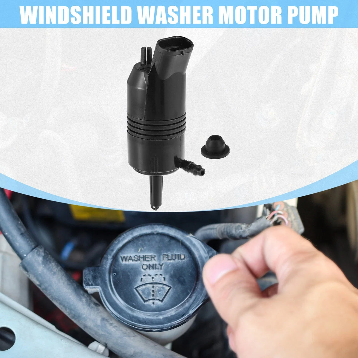 Rear Windshield Washer Motor Pump for Buick Enclave (2008–2013)