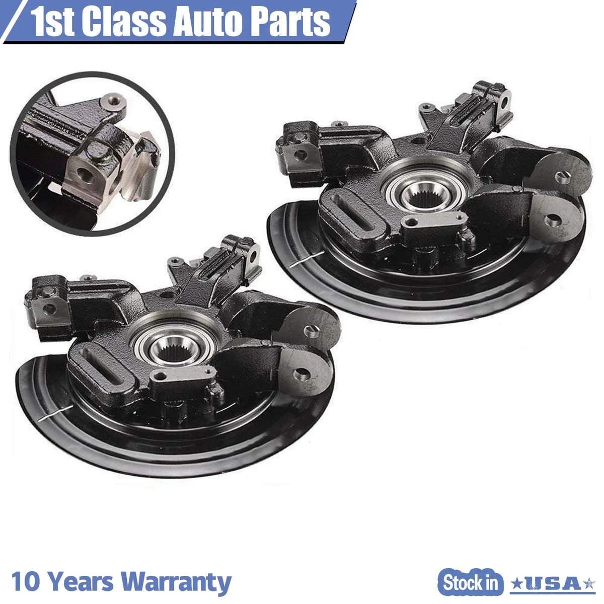 Rear Left & Right Wheel Hub Steering Knuckle Assembly for Ford Explorer (2002–2005)