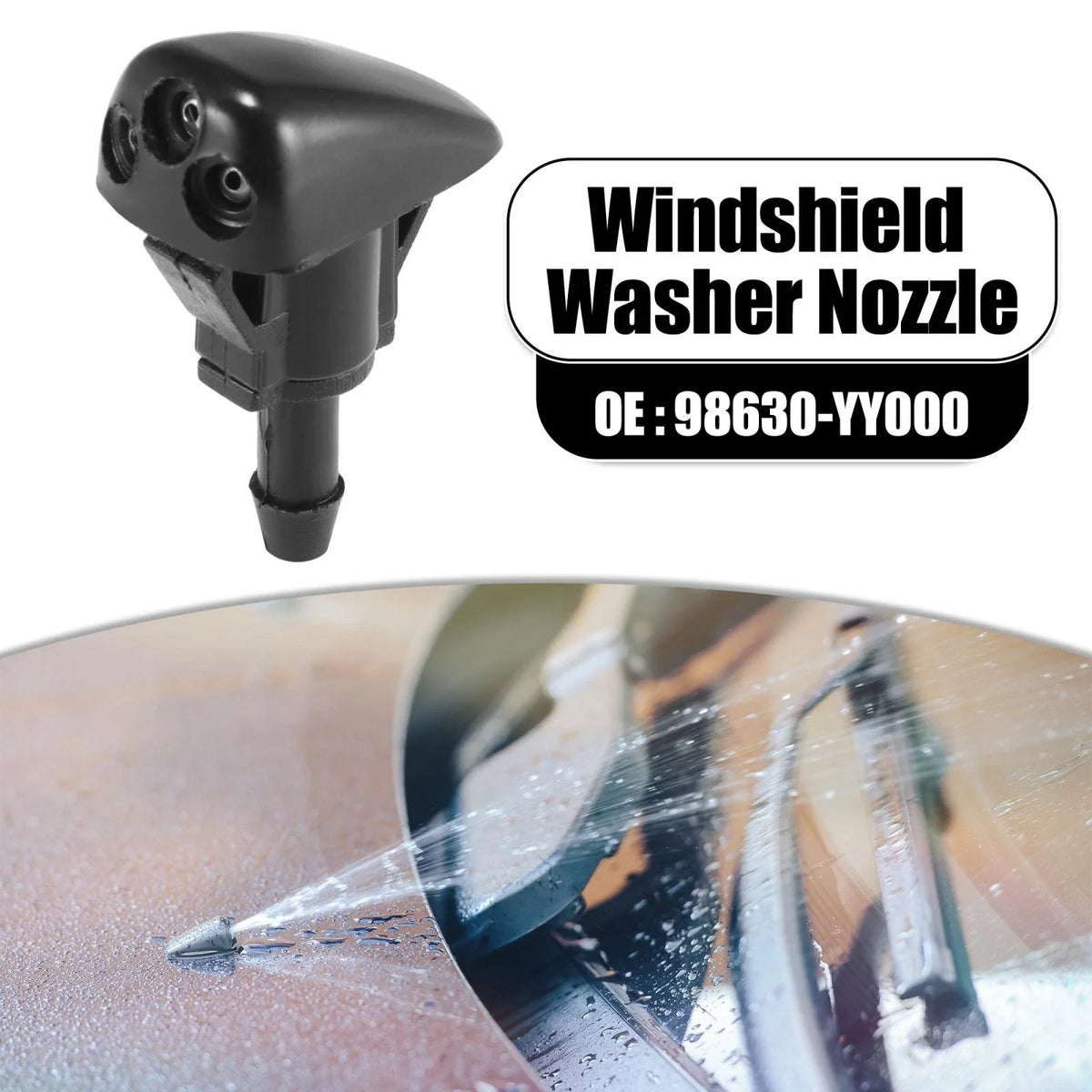 Front Windshield Washer Nozzle for Kia Sorento (2003–2009) 98630-YY000