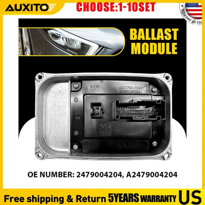 LED Headlight Ballast Control Module Set of 10 A2479004204 for A-Class GLC