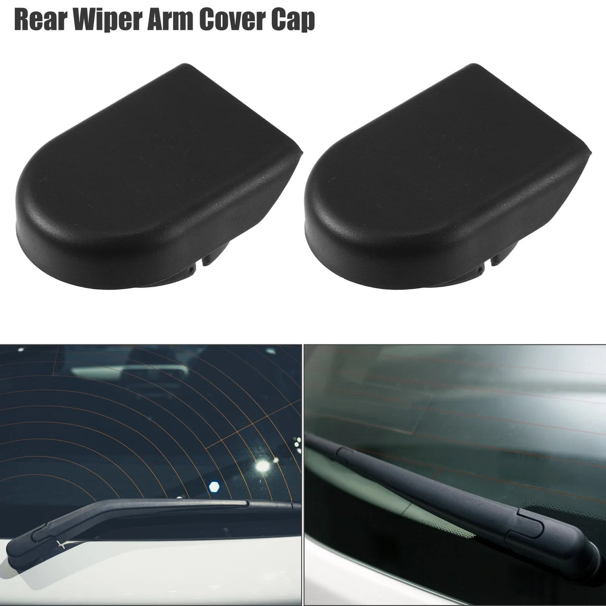 2 Pcs Wiper Arm Nut Cover Cap for Mazda 5, CX-5 