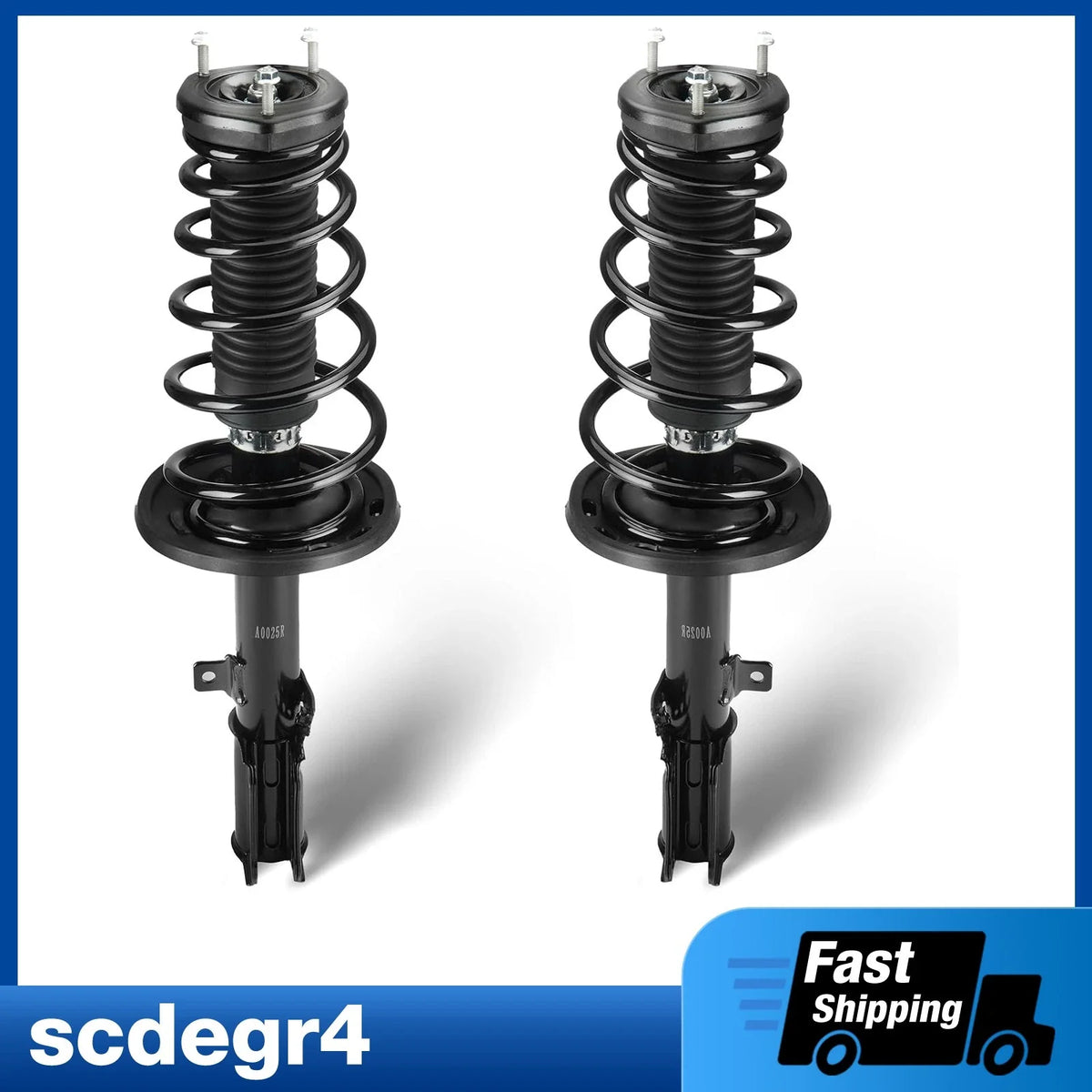 Set of 2 Rear Complete Struts for Toyota Avalon Camry (2007–2011)