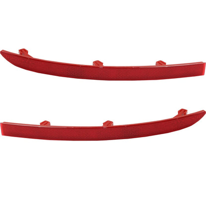 Set of 2 Rear Bumper Face Bar Reflectors for VW