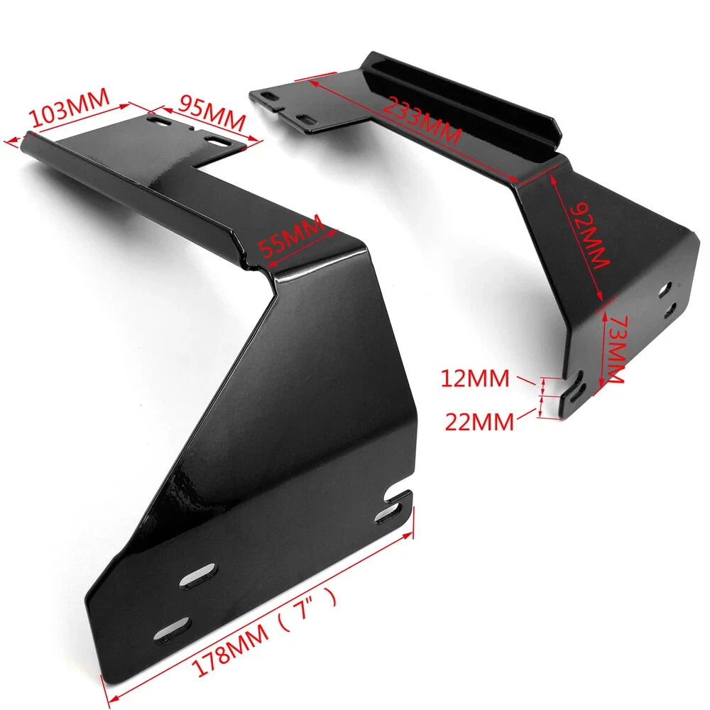 Upper Inner Fairing Support Brackets for Harley FLTR Road Glide (1998–2013)
