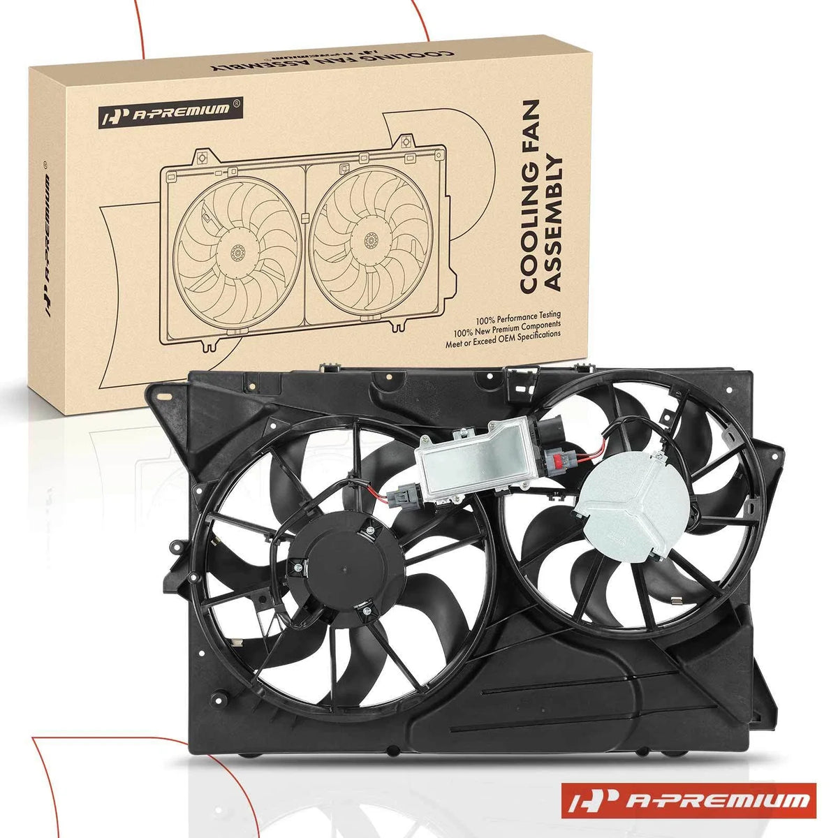 Dual Cooling Fan Assembly for Ford Explorer (2011–2012)