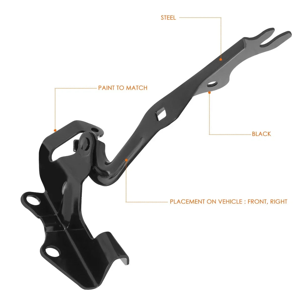 Engine Hood Hinge for Passenger Side Mazda 3 Mazdaspeed (2007-2009)