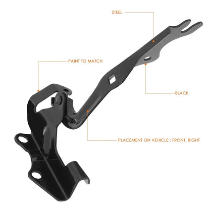 Engine Hood Hinge for Passenger Side Mazda 3 Mazdaspeed (2007-2009)