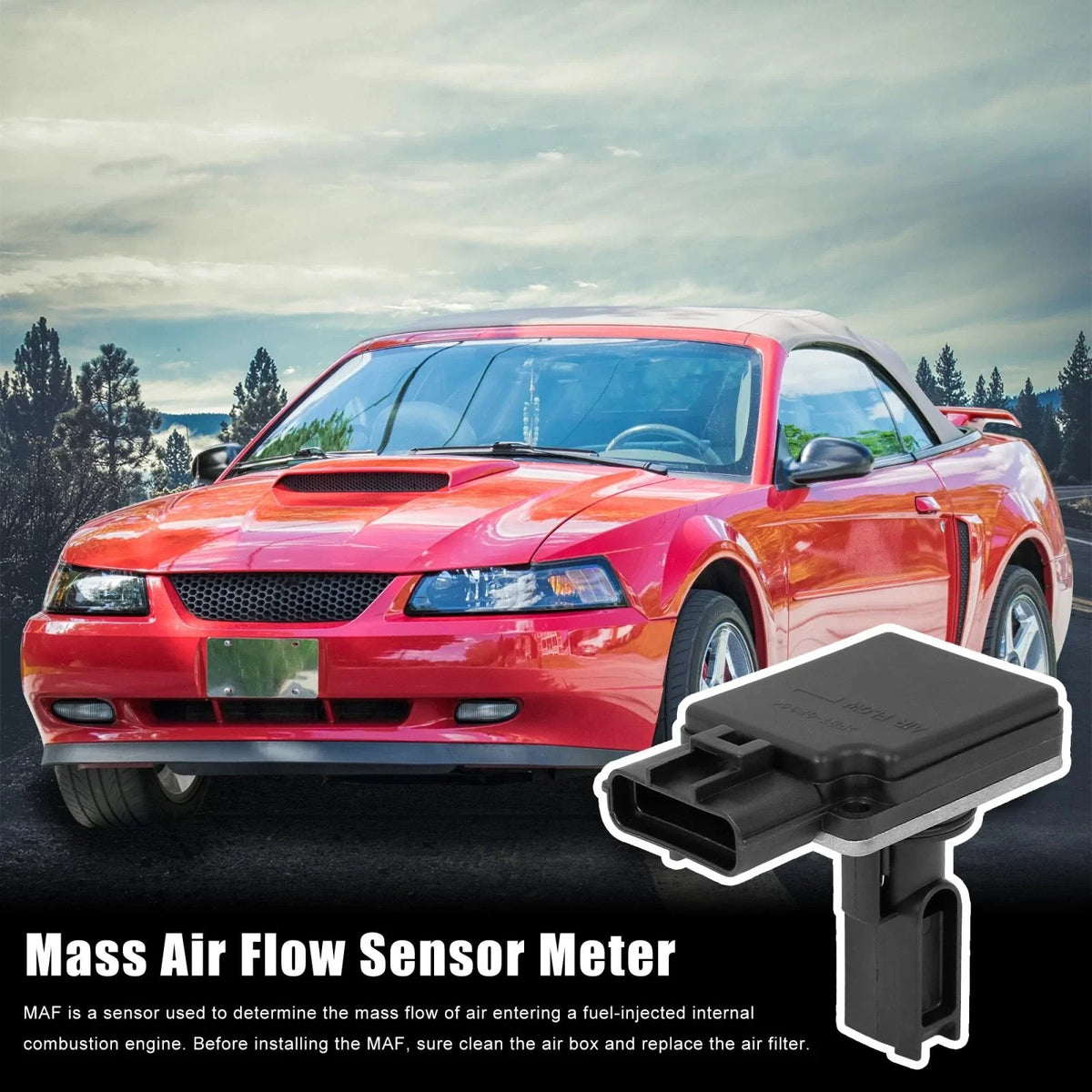 3L3U12B579AA MAF Mass Air Flow Sensor for Ford Excursion (2003–2005)