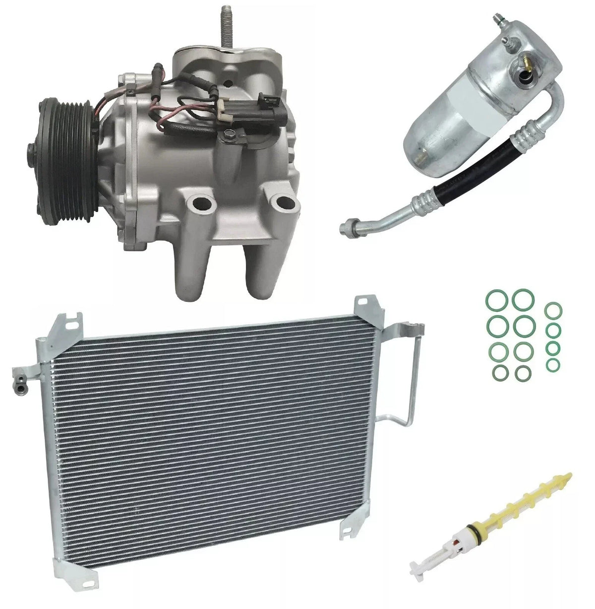 A/C Compressor Kit With Condenser for GMC Envoy XL 4.2L (2002–2009)