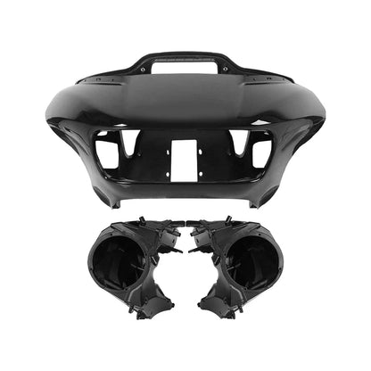 Inner Outer Headlight Speaker Covers for Harley Road Glide (2015-2023)