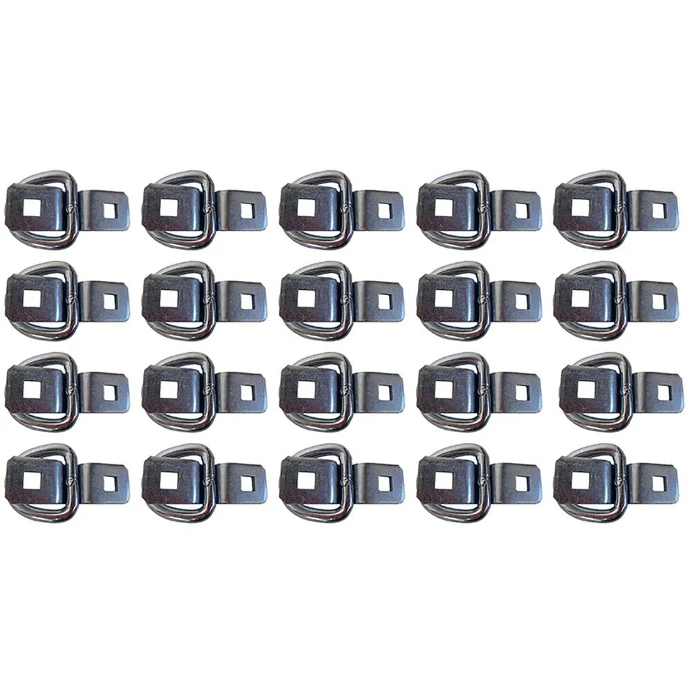 Set of 20 Bolt On D Rings for Flatbed Trailers