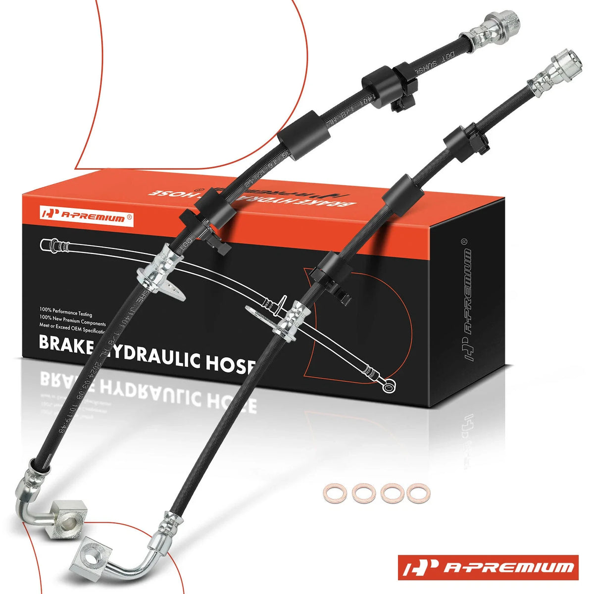 2X Brake Hydraulic Hose for Buick LaCrosse (2017)