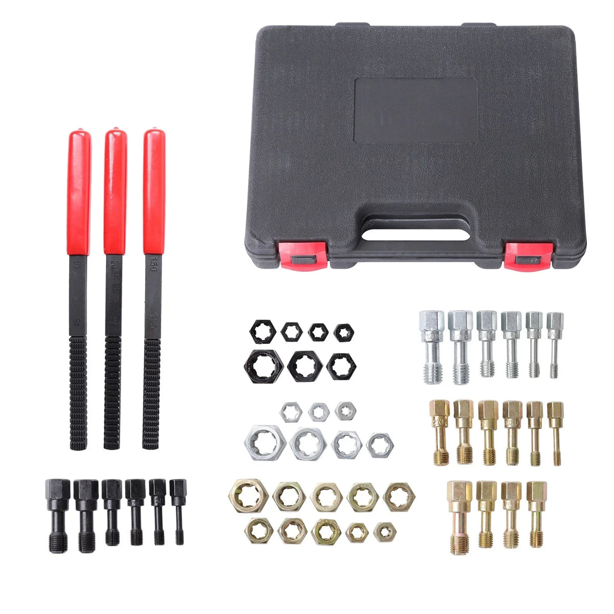 49-Piece Thread Repair Chaser Set for Metric Rethreading