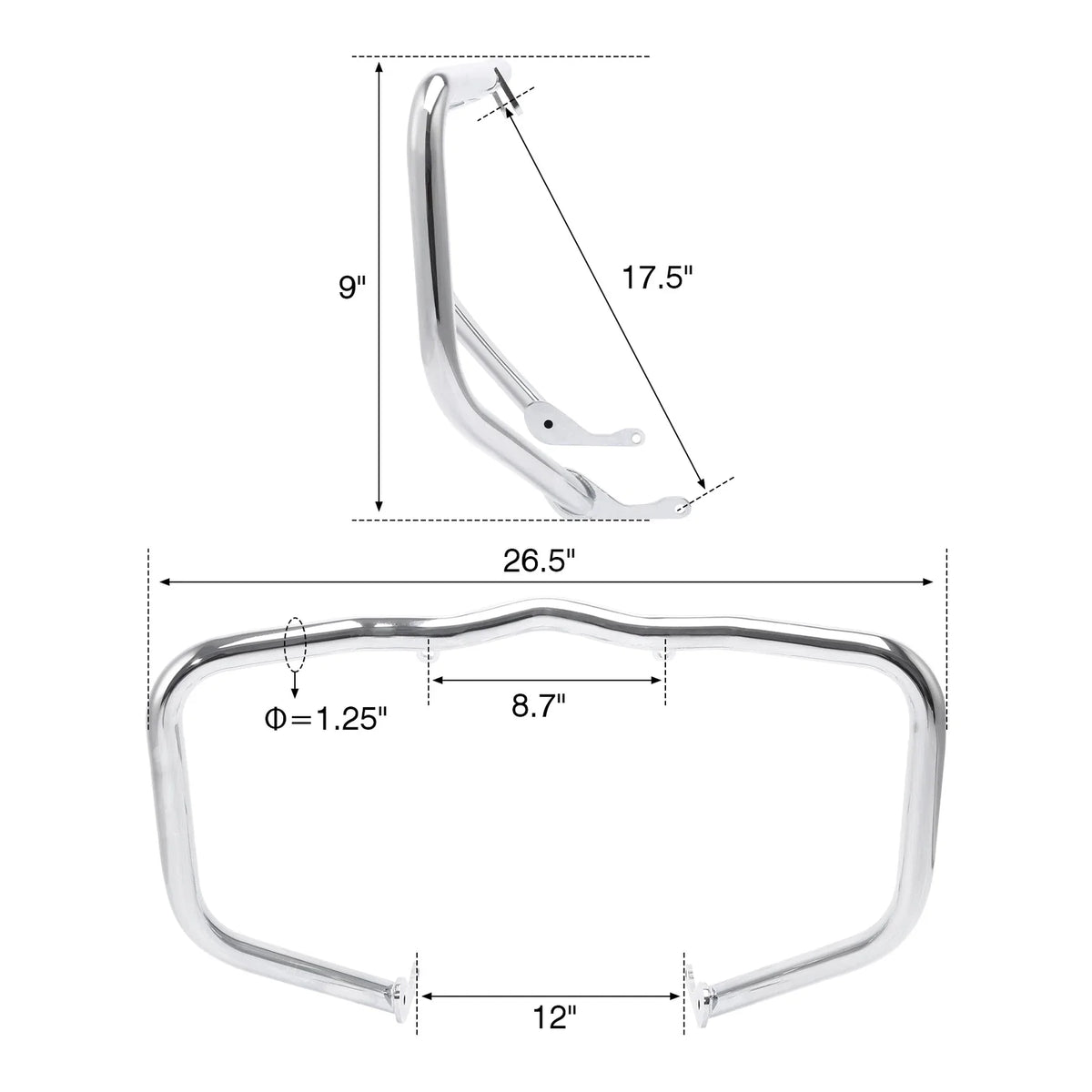 Engine Guard Crash Bar for Harley Sportster S RH1250S (2021-2026)