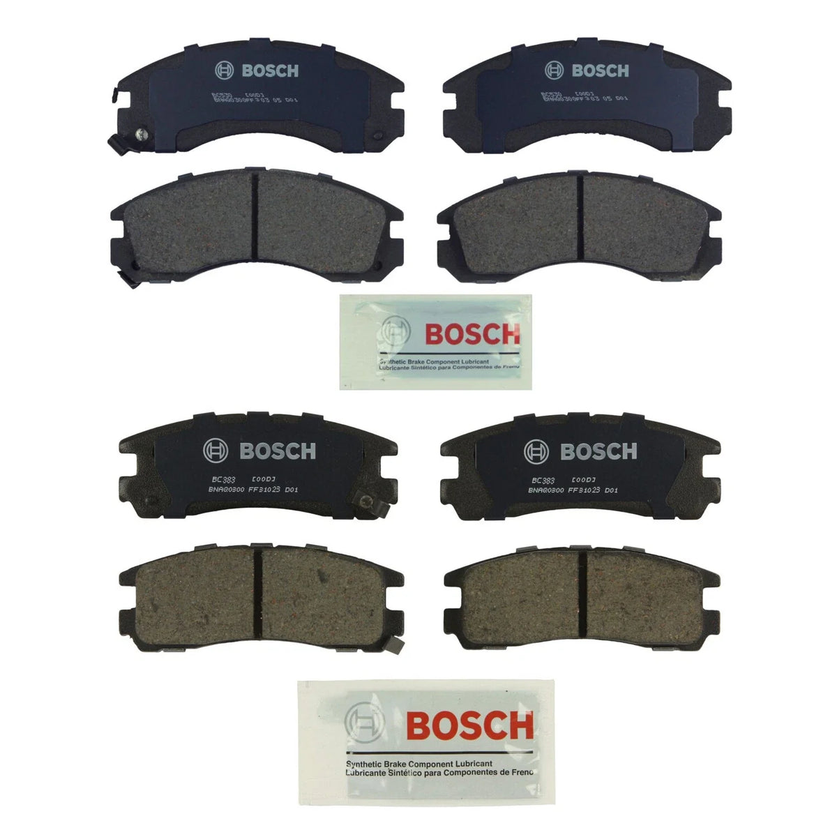 Bosch Quietcast Ceramic Disc Brake Pad Kit for 3000GT Eclipse Stealth (1990–1999)