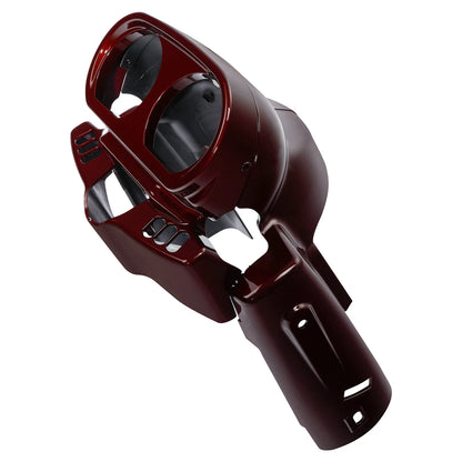 Mysterious Red/Velocity Red Sunglo Instrument Housing for 2015-2023 Road Glide