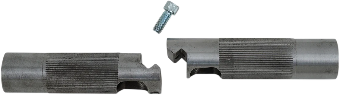 Chrome 1-1/4" Pointed Top Handlebar for Harley (14", EZ Install)