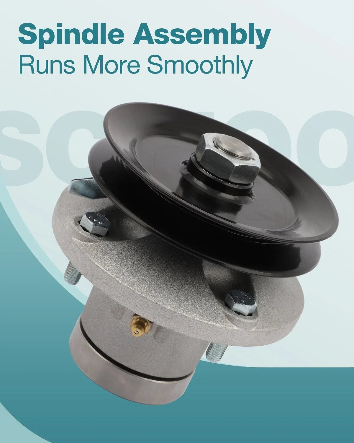 Spindle Assembly with Zerk & Pulley for John Deere 38" Deck (AM108925)