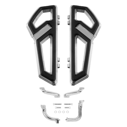 Chrome Driver Floorboard with Bracket for Road Glide 2014–2023