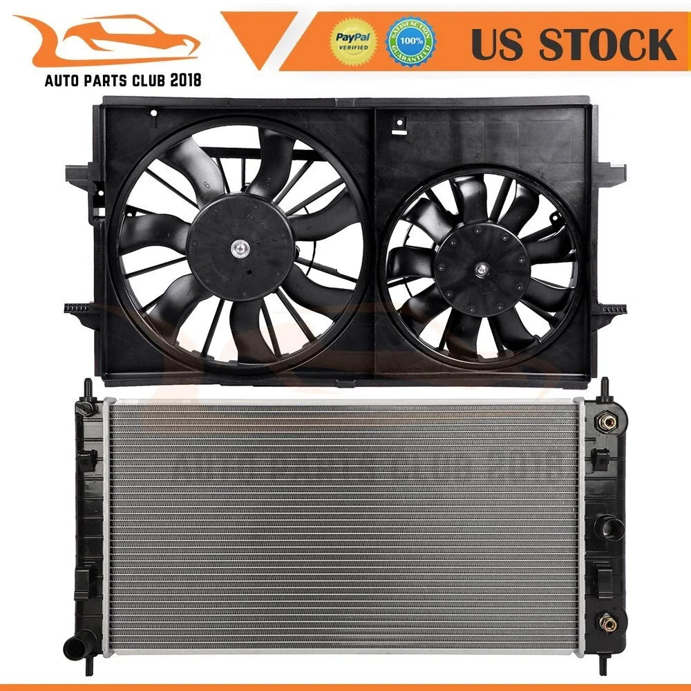 Radiator and Cooling Fan Assembly for Saturn Aura (2007–2009)