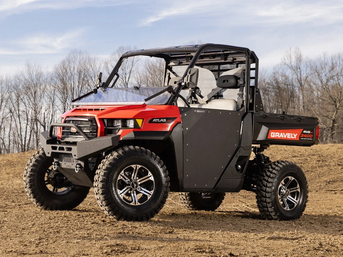 Flip Down Windshield for Gravely Atlas JSV (2023–2023)
