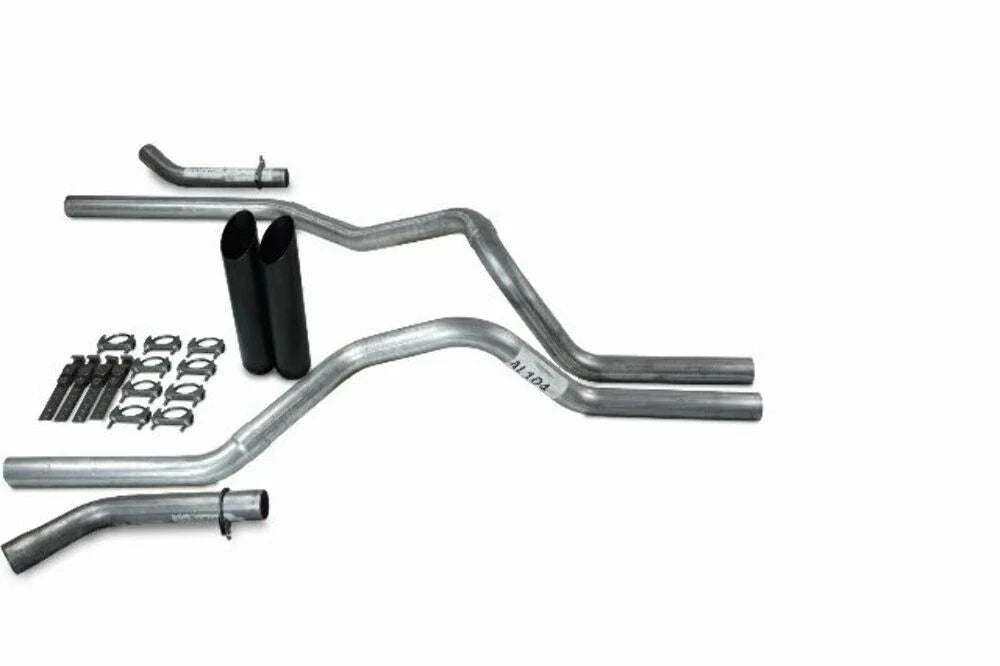 Black Tips 2.5" Dual Exhaust Kit for 2019–2025 Dodge Ram 1500