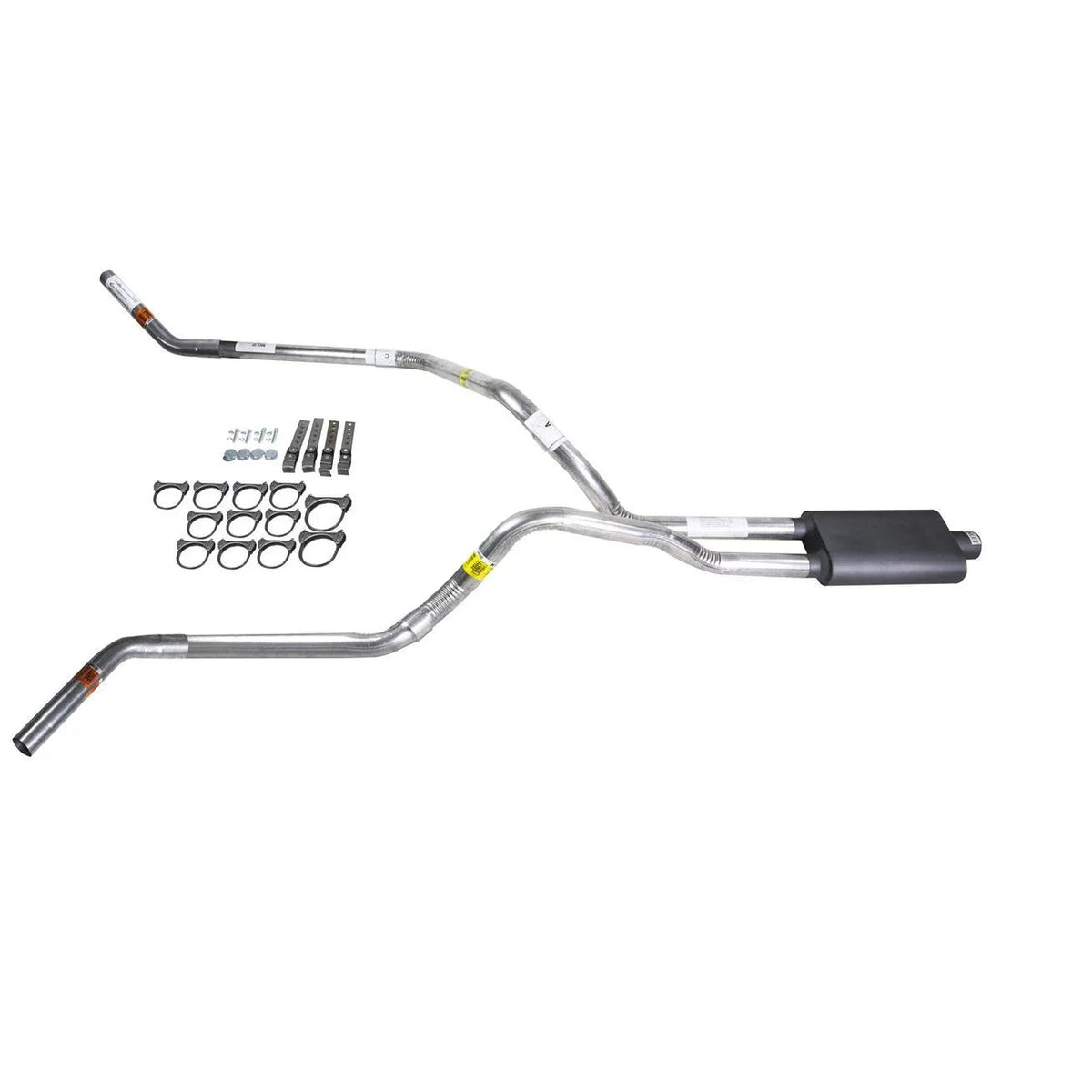 Dual Exhaust 2.5" Pipe Flowsound Muffler for F150 (1987–1994)
