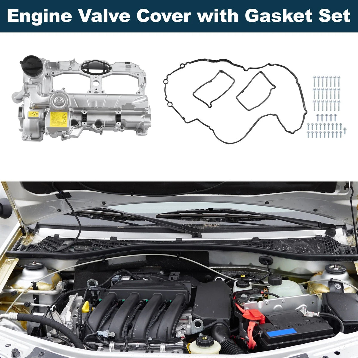 Engine Valve Cover with Gasket No. 11127588412 for BMW 528i (2012–2016)