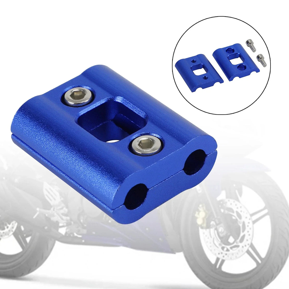 Throttle Cable Clamp in Blue for Yamaha YZF-R15 V3.0 (2017–2019)