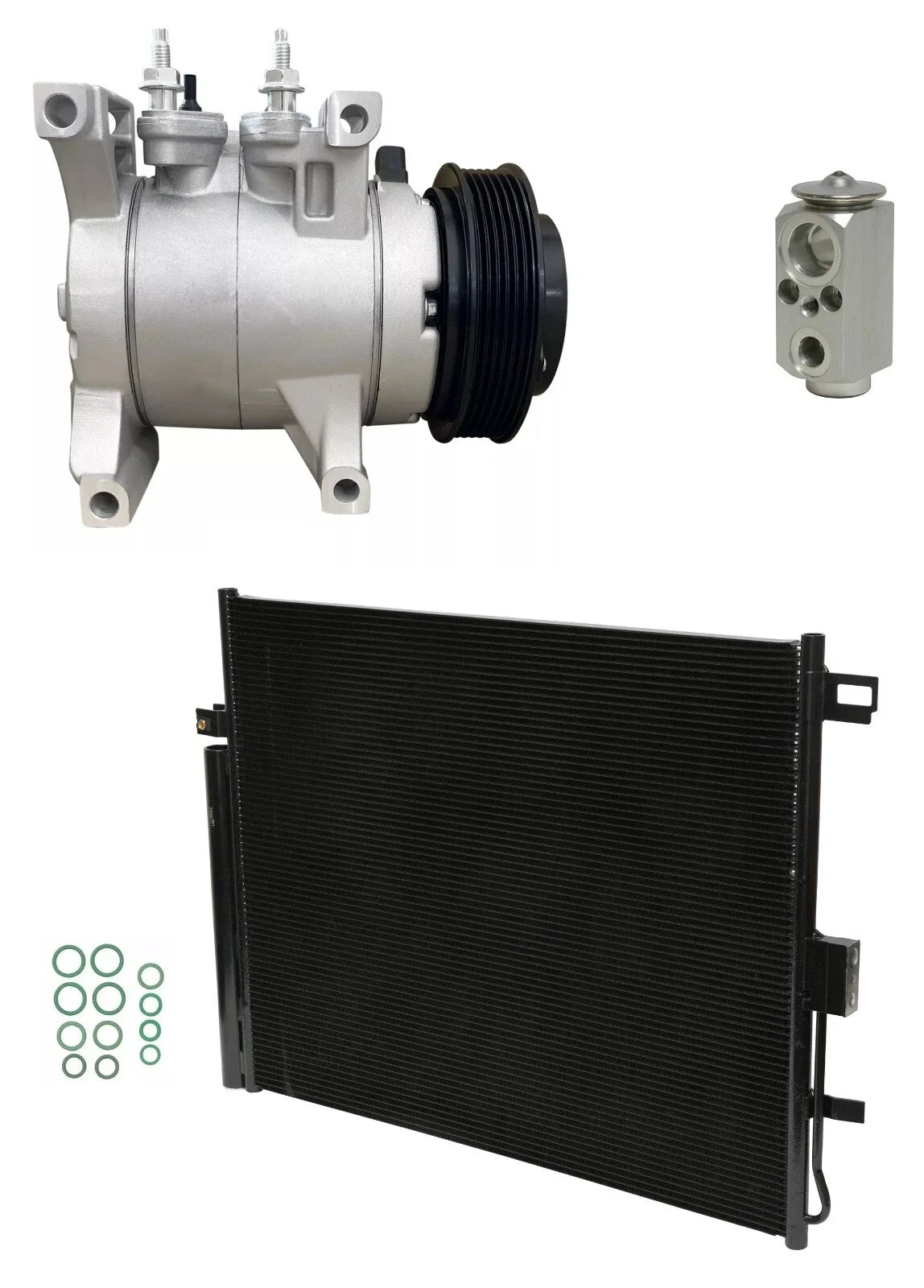AC Compressor Kit With Condenser for Dodge Durango 3.6L V6 (2017–2019)