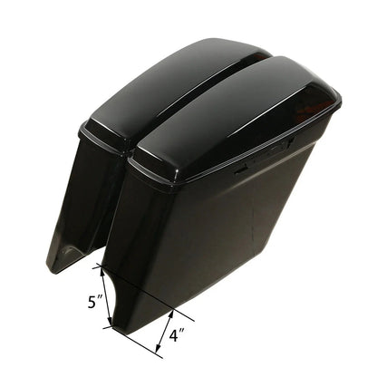Extended 5" Saddlebags for 2014-Present Harley Road King Electra Glide