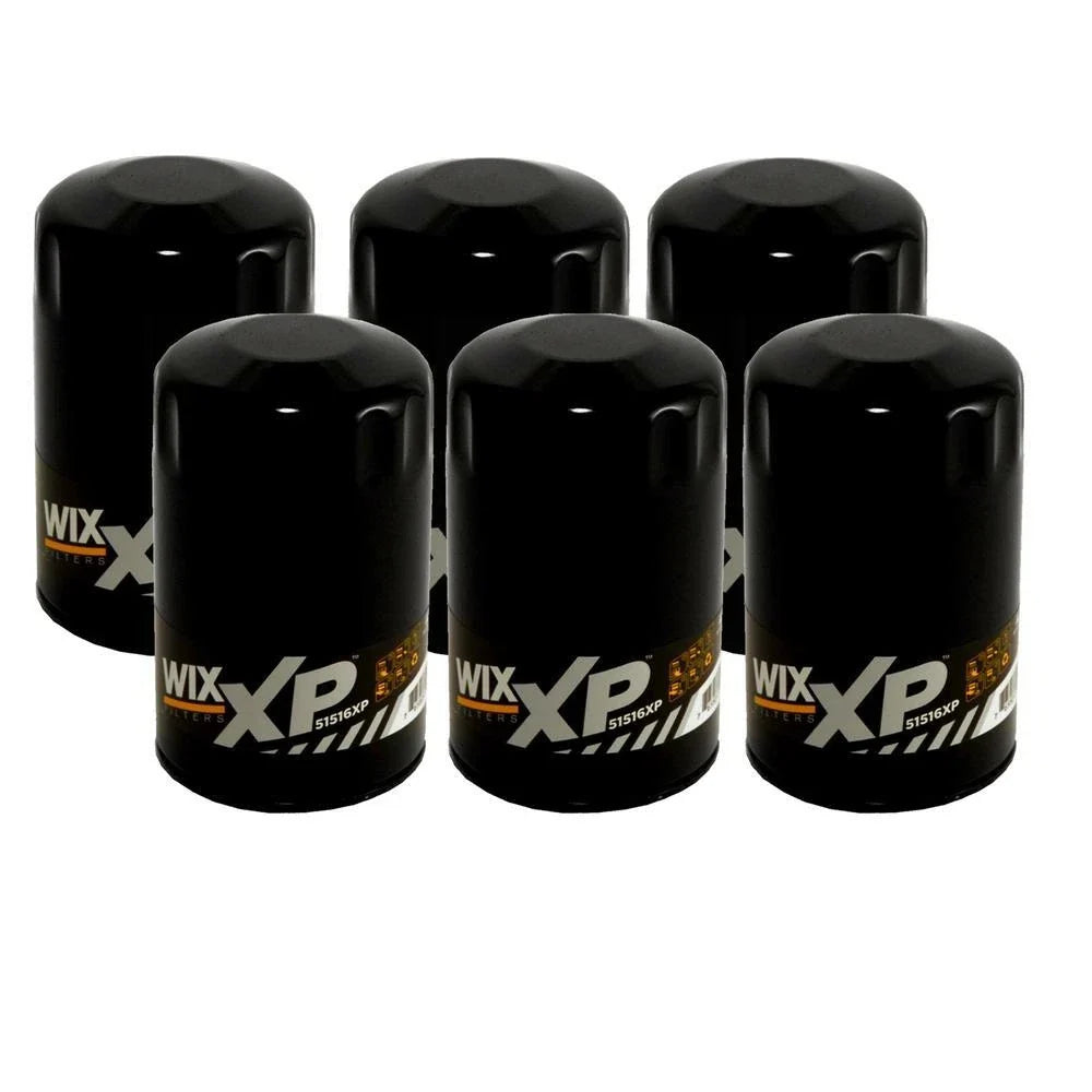 Set of 6 Wix XP Engine Oil Filters for Chrysler Dodge Ford Jaguar Jeep Lincoln