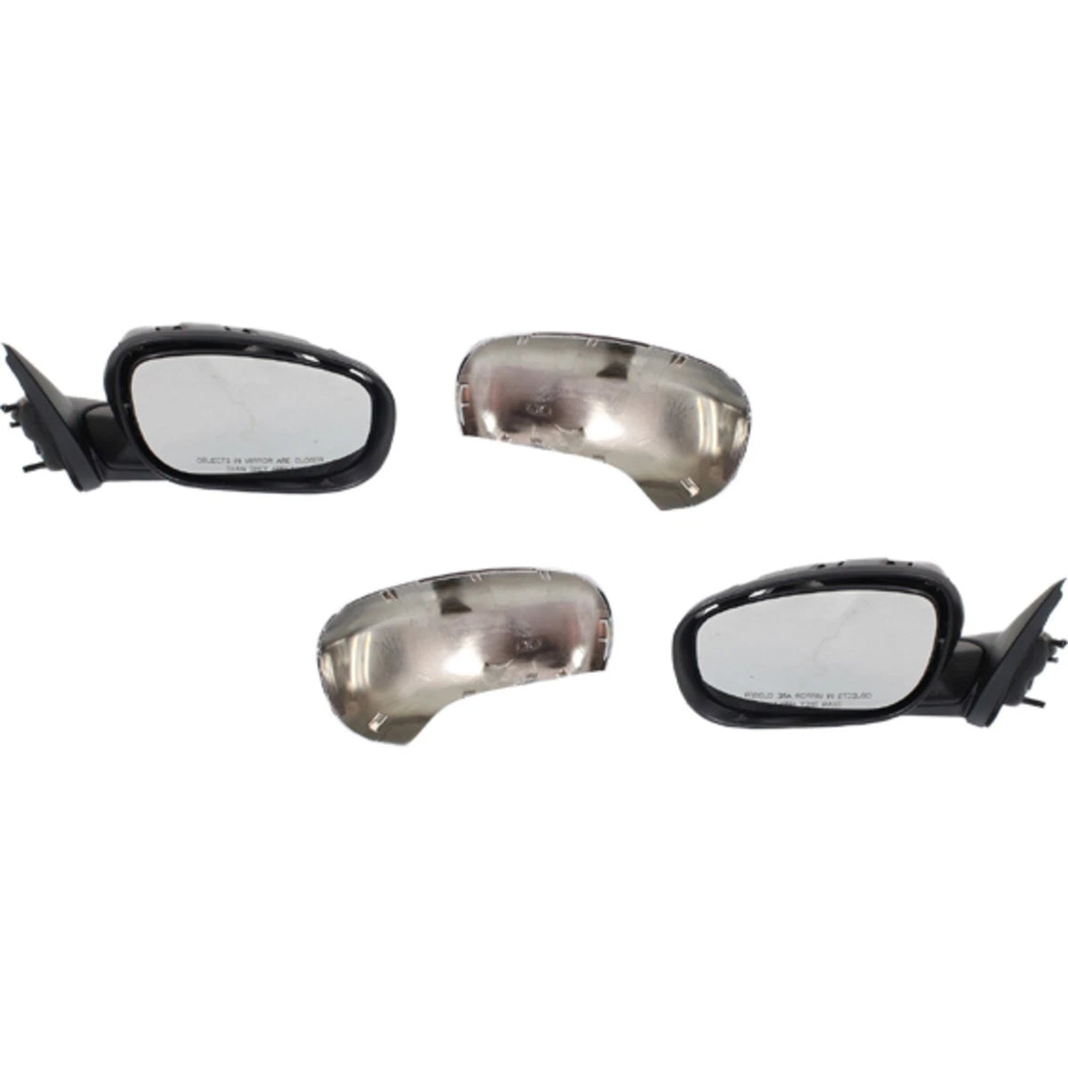 Power Mirror Set of 2 for Chrysler 300 (2005–2010) Heated Chrome Manual Folding