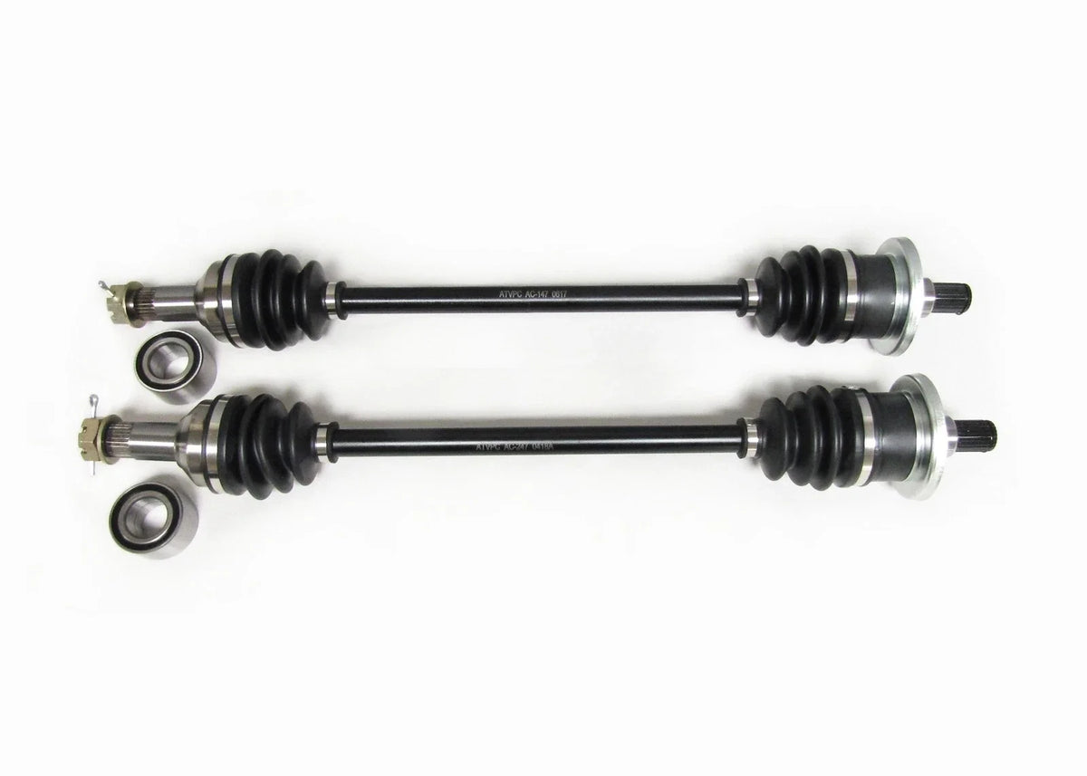 Set of 2 Front CV Axles & Bearings for Arctic Cat (1502-939, 1502-940)