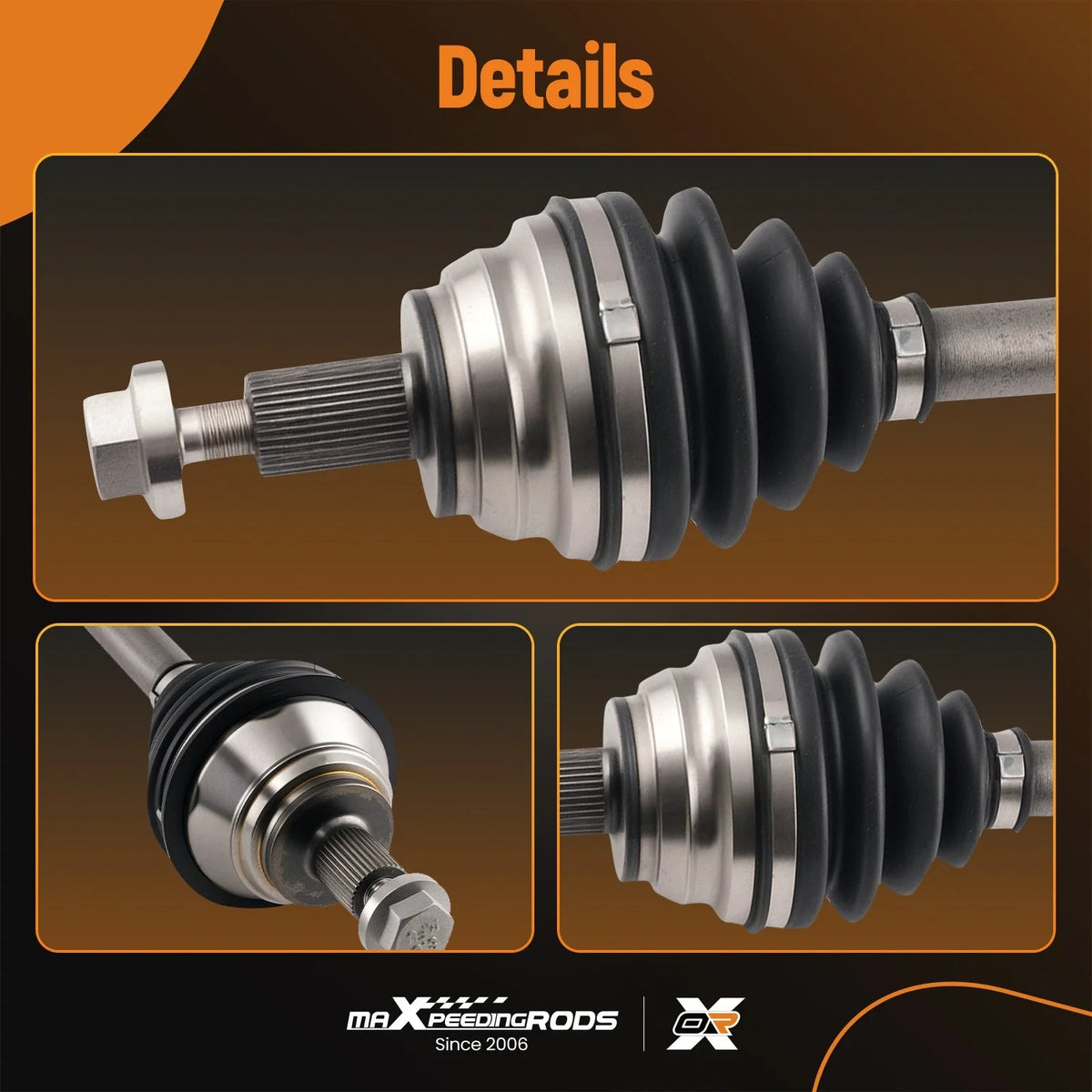 Front Complete CV Axle for 2014-2017 VW Beetle Passat 1.8L FWD